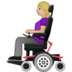 Woman In Motorized Wheelchair: Medium-light Skin Tone Emoji Copy Paste ― 👩🏼‍🦼 - samsung