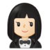 Woman In Tuxedo: Light Skin Tone Emoji Copy Paste ― 🤵🏻‍♀ - samsung