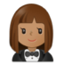 Woman In Tuxedo: Medium Skin Tone Emoji Copy Paste ― 🤵🏽‍♀ - samsung