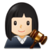 Woman Judge: Light Skin Tone Emoji Copy Paste ― 👩🏻‍⚖ - samsung