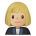 Woman Office Worker: Medium-light Skin Tone Emoji Copy Paste ― 👩🏼‍💼 - samsung