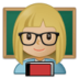 Woman Teacher: Medium-light Skin Tone Emoji Copy Paste ― 👩🏼‍🏫 - samsung