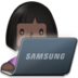 Woman Technologist: Dark Skin Tone Emoji Copy Paste ― 👩🏿‍💻 - samsung