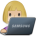 Woman Technologist: Medium-light Skin Tone Emoji Copy Paste ― 👩🏼‍💻 - samsung