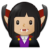 Woman Vampire: Medium-light Skin Tone Emoji Copy Paste ― 🧛🏼‍♀ - samsung