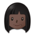 Woman: Dark Skin Tone Emoji Copy Paste ― 👩🏿 - samsung