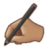 Writing Hand: Medium Skin Tone Emoji Copy Paste ― ✍🏽 - samsung