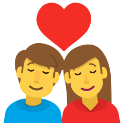 Couple With Heart: Woman, Man Emoji Copy Paste ― 👩‍❤️‍👨 - skype