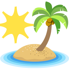 Desert Island Emoji Copy Paste ― 🏝️ - skype