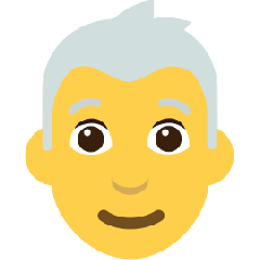 Person: White Hair Emoji Copy Paste ― 🧑‍🦳 - skype