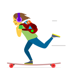 Skateboard Emoji Copy Paste ― 🛹 - skype