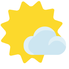 Sun Behind Small Cloud Emoji Copy Paste ― 🌤️ - skype