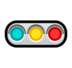 Horizontal Traffic Light Emoji Copy Paste ― 🚥 - softbank