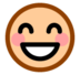 Grinning Face With Smiling Eyes Emoji Copy Paste ― 😄 - softbank