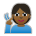 Deaf Person: Medium-dark Skin Tone Emoji Copy Paste ― 🧏🏾 - sony-playstation