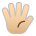 Hand With Fingers Splayed: Medium-light Skin Tone Emoji Copy Paste ― 🖐🏼 - sony-playstation