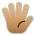 Hand With Fingers Splayed: Medium Skin Tone Emoji Copy Paste ― 🖐🏽 - sony-playstation