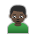 Man Frowning: Dark Skin Tone Emoji Copy Paste ― 🙍🏿‍♂ - sony-playstation