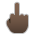 Middle Finger: Dark Skin Tone Emoji Copy Paste ― 🖕🏿 - sony-playstation