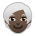 Person: Dark Skin Tone, White Hair Emoji Copy Paste ― 🧑🏿‍🦳 - sony-playstation