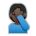 Person Facepalming: Dark Skin Tone Emoji Copy Paste ― 🤦🏿 - sony-playstation