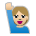 Person Raising Hand: Medium-light Skin Tone Emoji Copy Paste ― 🙋🏼 - sony-playstation