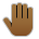 Raised Back Of Hand: Medium-dark Skin Tone Emoji Copy Paste ― 🤚🏾 - sony-playstation