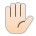 Raised Hand: Light Skin Tone Emoji Copy Paste ― ✋🏻 - sony-playstation