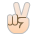 Victory Hand: Light Skin Tone Emoji Copy Paste ― ✌🏻 - sony-playstation