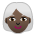 Woman: Dark Skin Tone, White Hair Emoji Copy Paste ― 👩🏿‍🦳 - sony-playstation