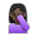 Woman Facepalming: Dark Skin Tone Emoji Copy Paste ― 🤦🏿‍♀ - sony-playstation