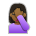 Woman Facepalming: Medium-dark Skin Tone Emoji Copy Paste ― 🤦🏾‍♀ - sony-playstation
