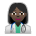 Woman Health Worker: Dark Skin Tone Emoji Copy Paste ― 👩🏿‍⚕ - sony-playstation