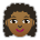 Woman: Medium-dark Skin Tone, Curly Hair Emoji Copy Paste ― 👩🏾‍🦱 - sony-playstation