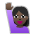 Woman Raising Hand: Dark Skin Tone Emoji Copy Paste ― 🙋🏿‍♀ - sony-playstation