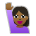 Woman Raising Hand: Medium-dark Skin Tone Emoji Copy Paste ― 🙋🏾‍♀ - sony-playstation