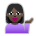 Woman Tipping Hand: Dark Skin Tone Emoji Copy Paste ― 💁🏿‍♀ - sony-playstation